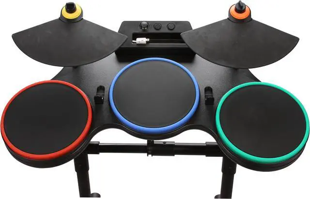 Alt view image 3 of 20 - Guitar Hero World Tour Band Kit Wii Game