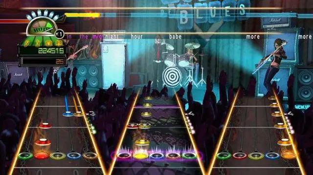 Alt view image 20 of 20 - Guitar Hero World Tour Band Kit Wii Game