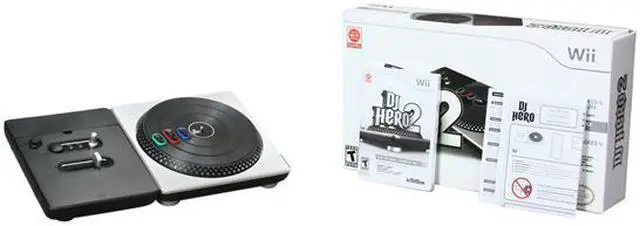 Alt view image 6 of 6 - DJ Hero 2 Turntable Bundle Wii Game