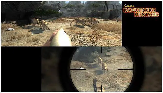 Alt view image 4 of 5 - Cabela's Dangerous Hunts 2013 Wii Game