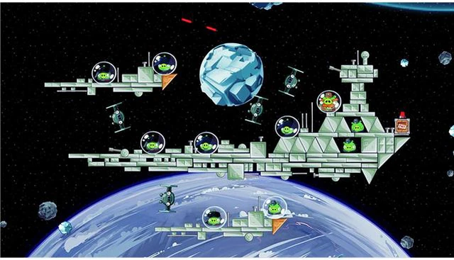 Alt view image 2 of 4 - Angry Birds Star Wars Nintendo 3DS Game