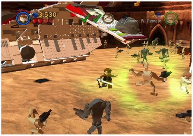 Alt view image 5 of 5 - Lego Star Wars III: Clone Wars Wii Game