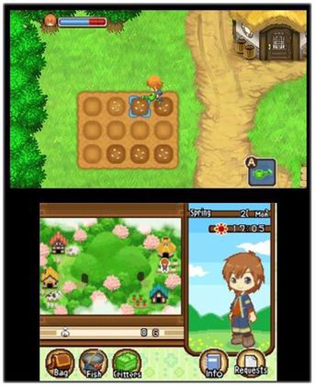 Alt view image 5 of 8 - Harvest Moon: Tale of Two Towns 3ds Nintendo 3DS Game