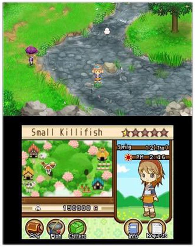 Alt view image 8 of 8 - Harvest Moon: Tale of Two Towns 3ds Nintendo 3DS Game