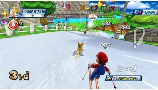 Alt view image 6 of 7 - Mario & Sonic: Winter Games Wii Game
