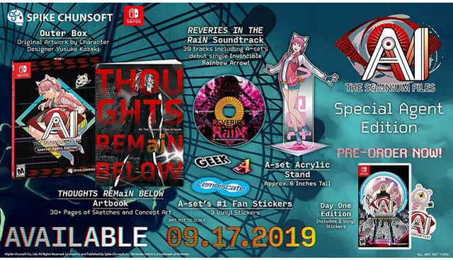Alt view image 9 of 9 - Al: The Somnium Files Limited Edition - Nintendo Switch