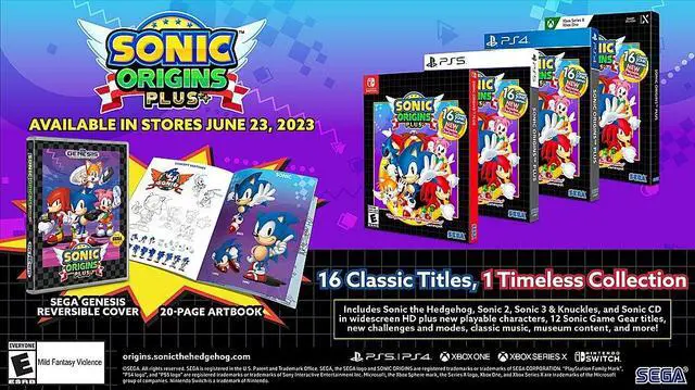 Alt view image 2 of 7 - Sonic Origins Plus- Nintendo Switch