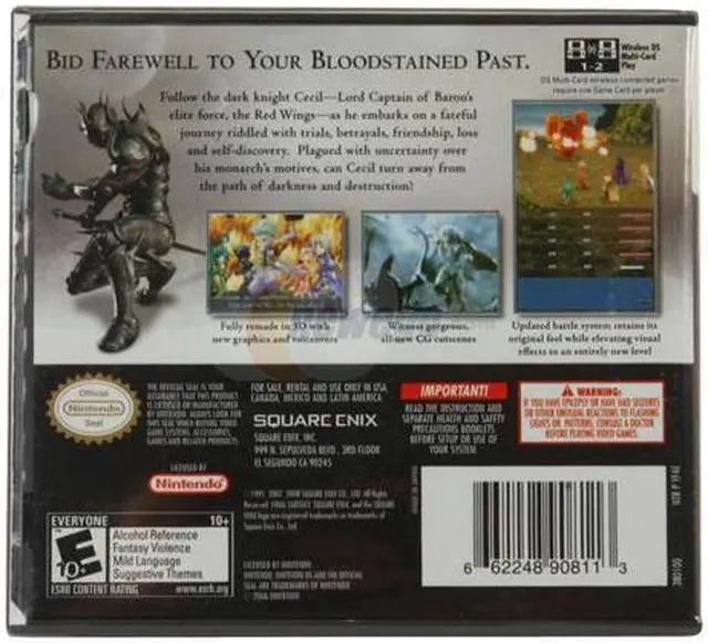 Alt view image 2 of 19 - Final Fantasy IV Nintendo DS Game
