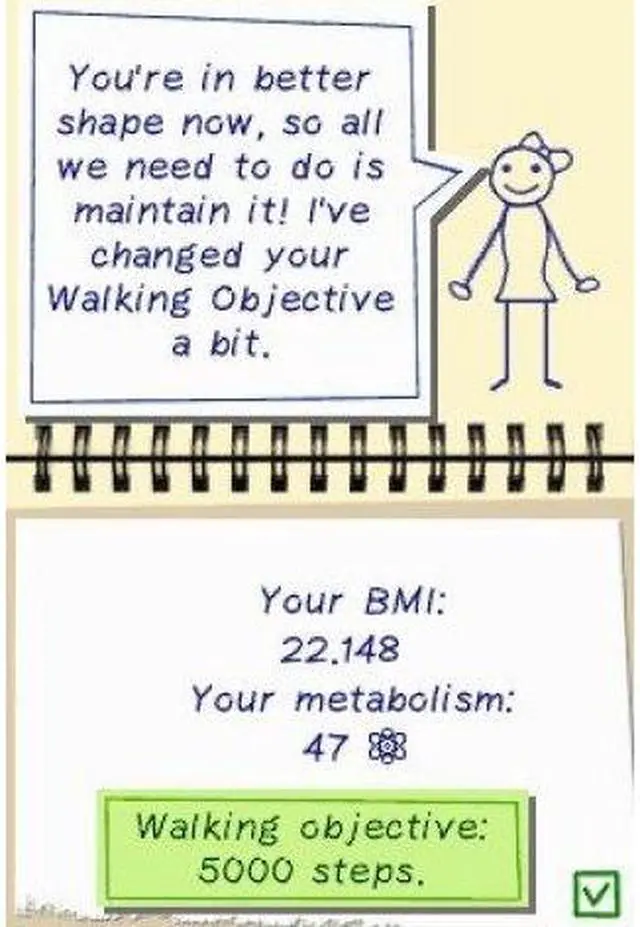 Alt view image 12 of 20 - My Weight Loss Coach Nintendo DS Game