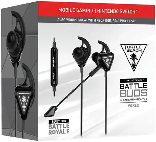 Alt view image 8 of 14 - Turtle Beach Battle Buds In-Ear Gaming Headset for Mobile, Xbox Series X|S, Xbox One, PS5, PS4 & PC - Black/Silver
