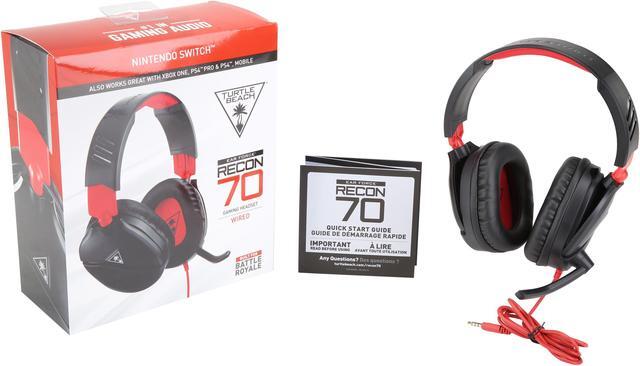 Alt view image 9 of 8 - Turtle Beach Recon 70 Gaming Headset - Black/Red
