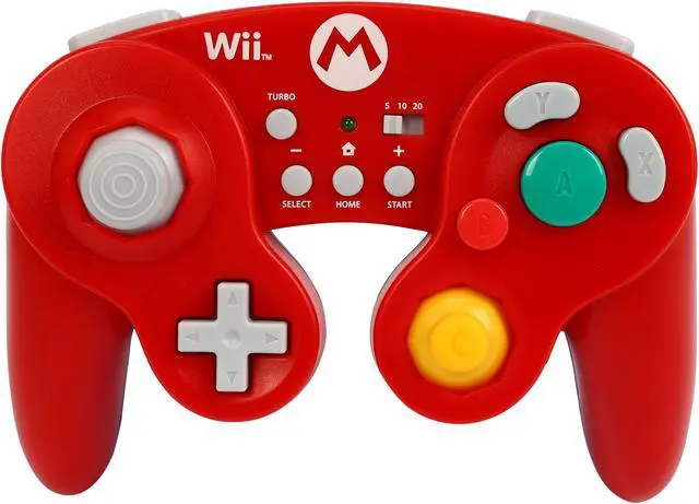 Alt view image 2 of 7 - HORI Battle Pad for Wii U (Mario Version) with Turbo - Nintendo Wii U
