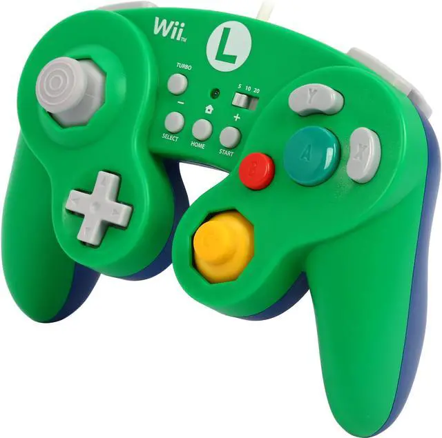 Main image of HORI Battle Pad for Wii U (Luigi Version) with Turbo - Nintendo Wii U