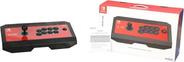 Alt view image 7 of 6 - HORI Real Arcade Pro V Hayabusa Fight Stick - Nintendo Switch
