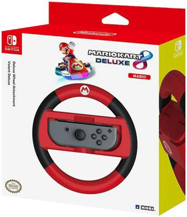 Alt view image 4 of 4 - HORI Nintendo Switch Mario Kart 8 Deluxe Wheel - Mario Version