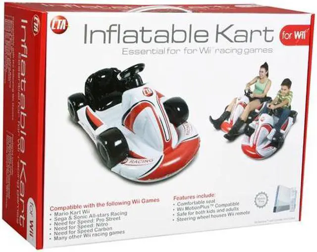 Alt view image 5 of 5 - CTA Inflatable Racing Kart for Wii