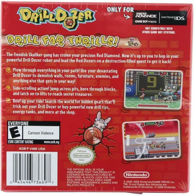 Alt view image 2 of 19 - Drill Dozer GameBoy Advance game Nintendo