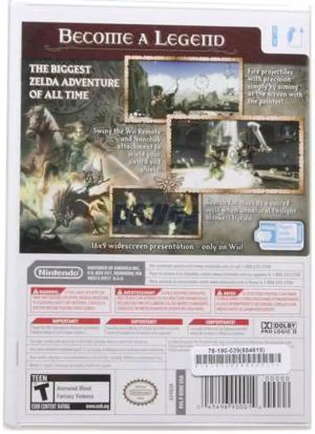 Alt view image 2 of 18 - Legend of Zelda: Twilight Princess Wii Game