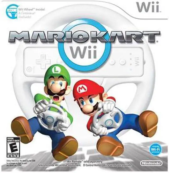 Main image of Mario Kart Wii w/Wheel Wii Game