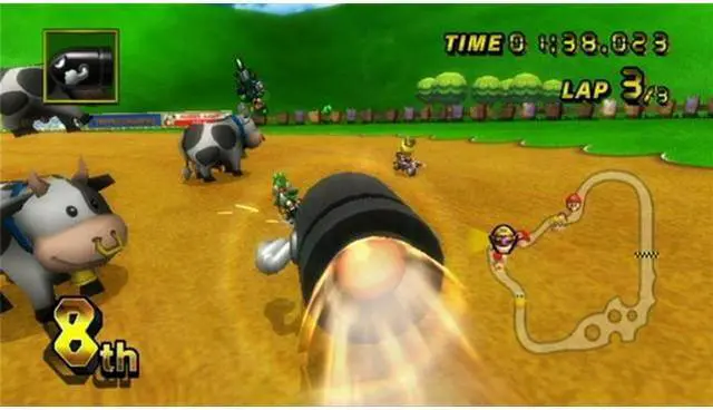 Alt view image 7 of 8 - Mario Kart Wii w/Wheel Wii Game