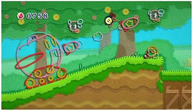 Alt view image 6 of 10 - Kirby's Epic Yarn Wii Game