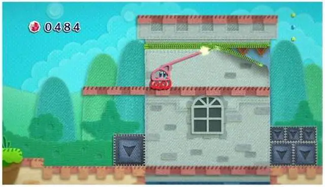 Alt view image 8 of 10 - Kirby's Epic Yarn Wii Game