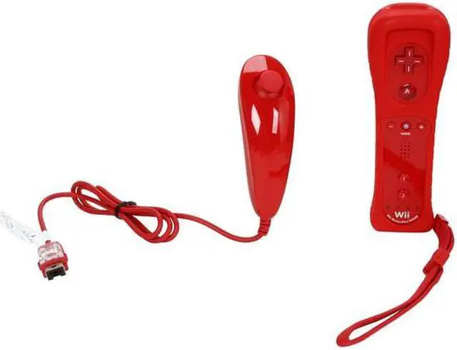 Alt view image 6 of 7 - Nintendo Wii Bundle Red