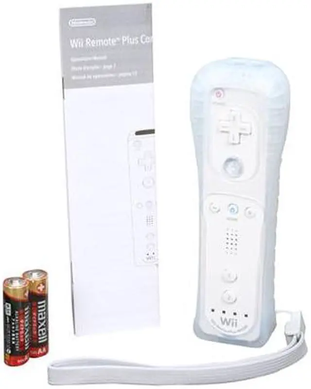 Alt view image 7 of 8 - Nintendo Wii Remote Plus White