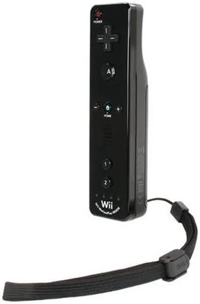 Alt view image 5 of 9 - Nintendo Wii Remote Plus Black