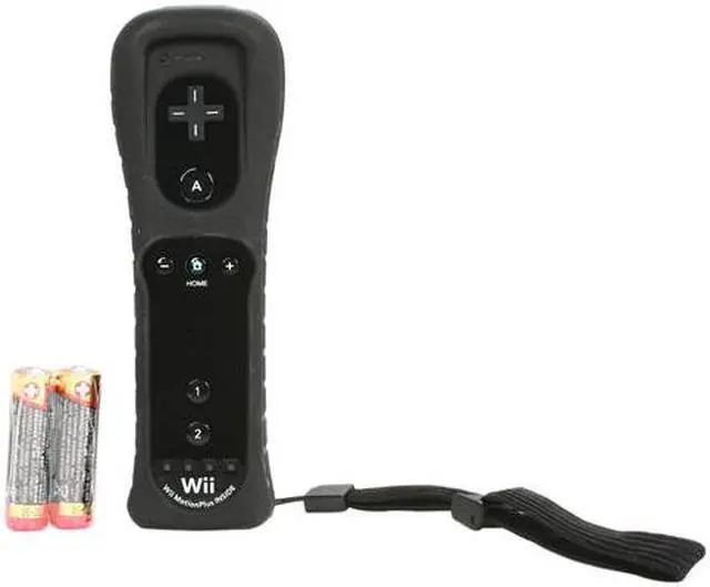 Alt view image 8 of 9 - Nintendo Wii Remote Plus Black