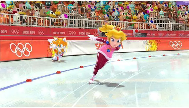 Alt view image 2 of 5 - Mario  & Sonic at the Olympic Winter Games 2014 Nintendo Wii U