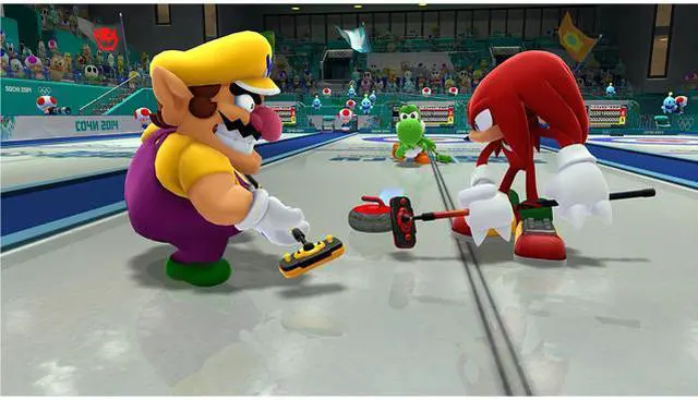 Alt view image 3 of 5 - Mario  & Sonic at the Olympic Winter Games 2014 Nintendo Wii U