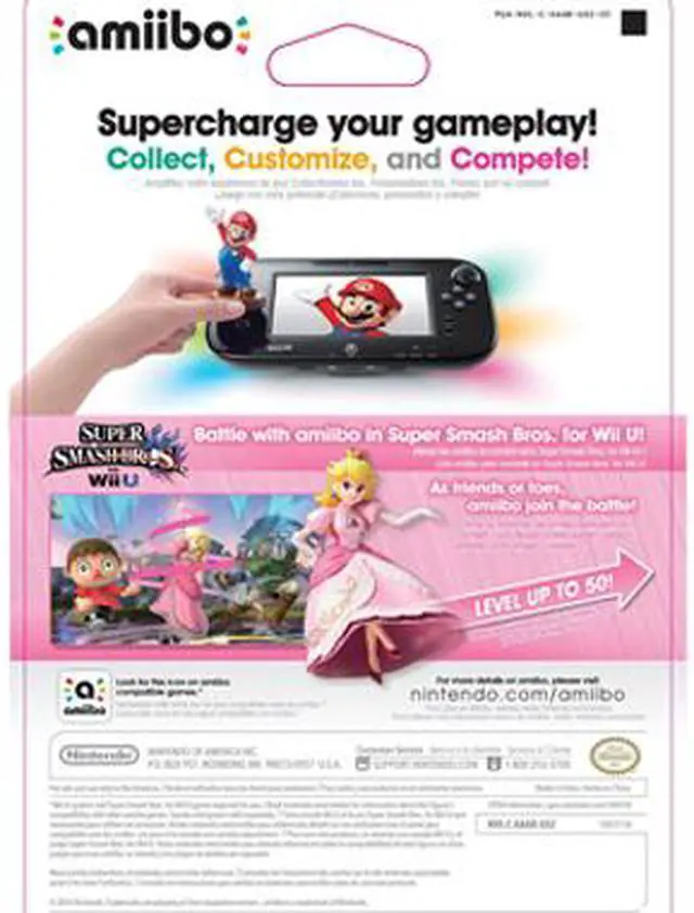 Alt view image 3 of 3 - Nintendo Princess Peach Amiibo Figure