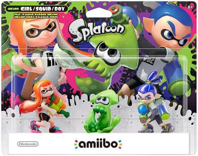 Main image of Nintendo Splatoon Amiibo 3 Pack