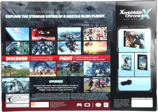 Alt view image 2 of 2 - Xenoblade Chronicles X Special Edition Nintendo Wii U