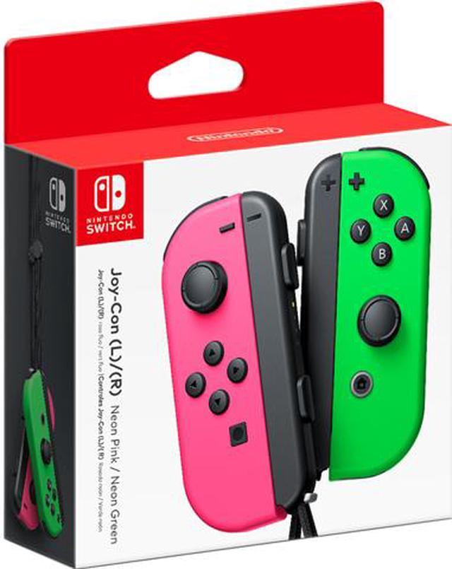 Nintendo Joy-Con (L/R) - Neon Pink / Neon Green - Newegg.ca