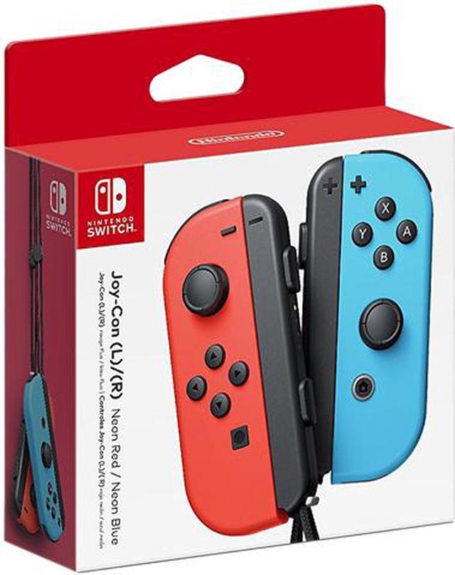 Nintendo Joy-Con (L/R) - Neon Red/Neon Blue - Newegg.com