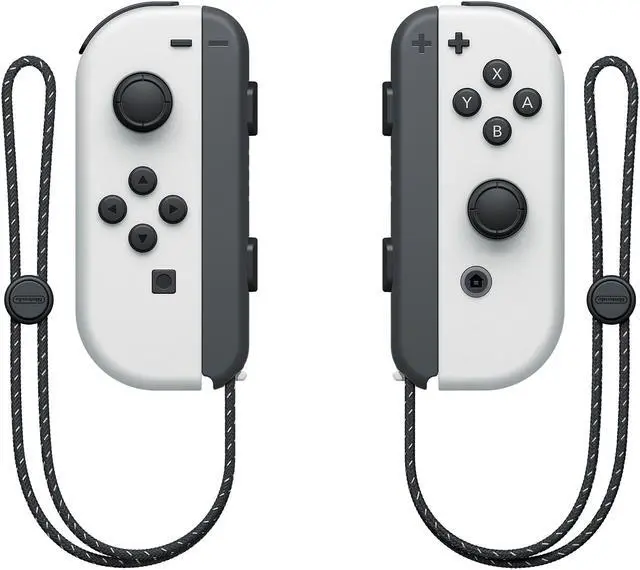 Alt view image 4 of 6 - Nintendo Switch (OLED model) w/ White Joy-Cons