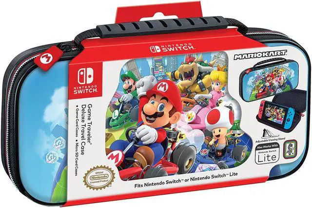 Alt view image 2 of 5 - RDS Industries Nintendo Switch Game Traveler Deluxe Travel Case NNS50GR