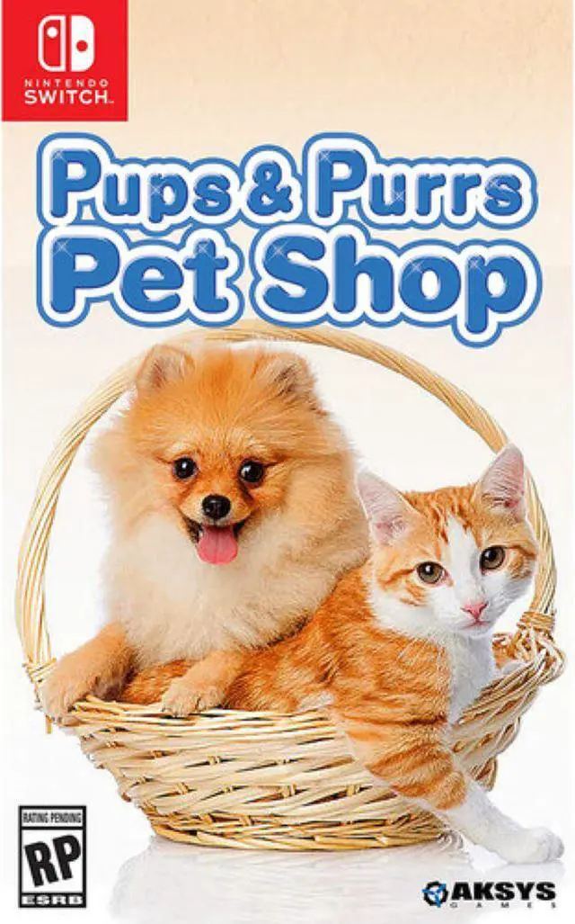 Main image of Pups & Purrs Pet Shop - Nintendo Switch