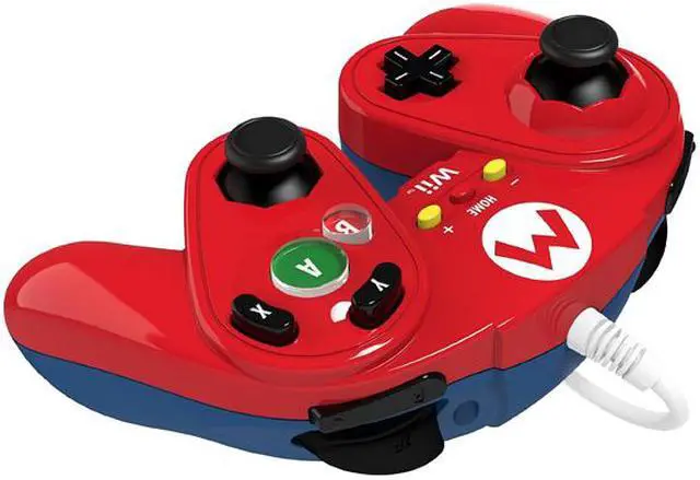 Alt view image 2 of 6 - PDP Wii U Fight Pad Controller - Mario