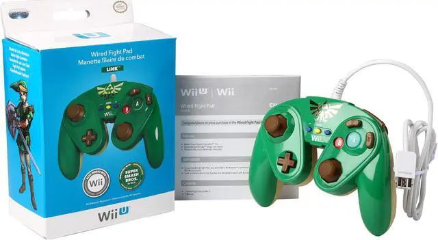 Alt view image 7 of 7 - PDP Wired Fight Pad for Wii U - Link