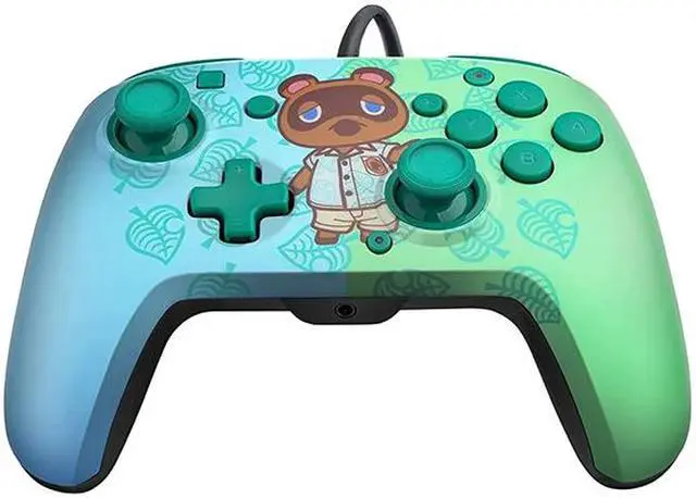 Alt view image 2 of 3 - PDP Faceoff Deluxe+ Audio Wired Controller: Animal Crossing Tom Nook for Nintendo Switch
