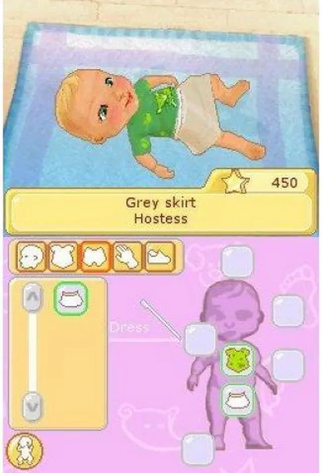 Alt view image 4 of 9 - My Baby Girl Nintendo DS Game