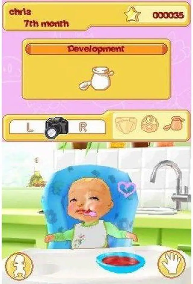 Alt view image 7 of 9 - My Baby Girl Nintendo DS Game