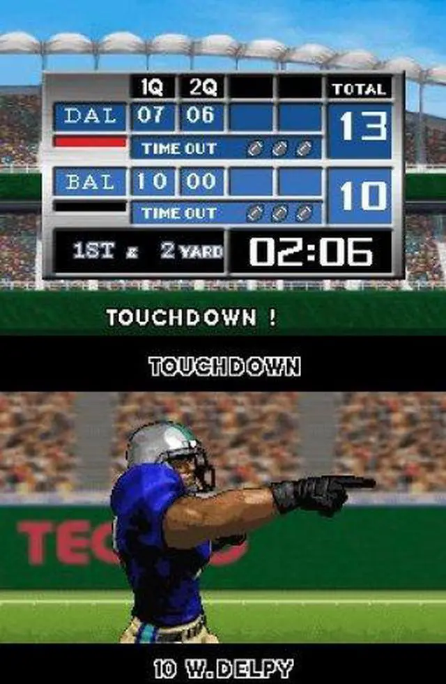 Alt view image 9 of 20 - Tecmo Bowl: Kickoff Nintendo DS Game