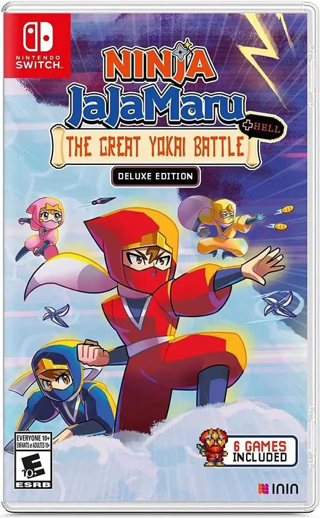 Main image of Ninja Jajamaru: Great Yokai Battle - Deluxe Edition - Nintendo Switch