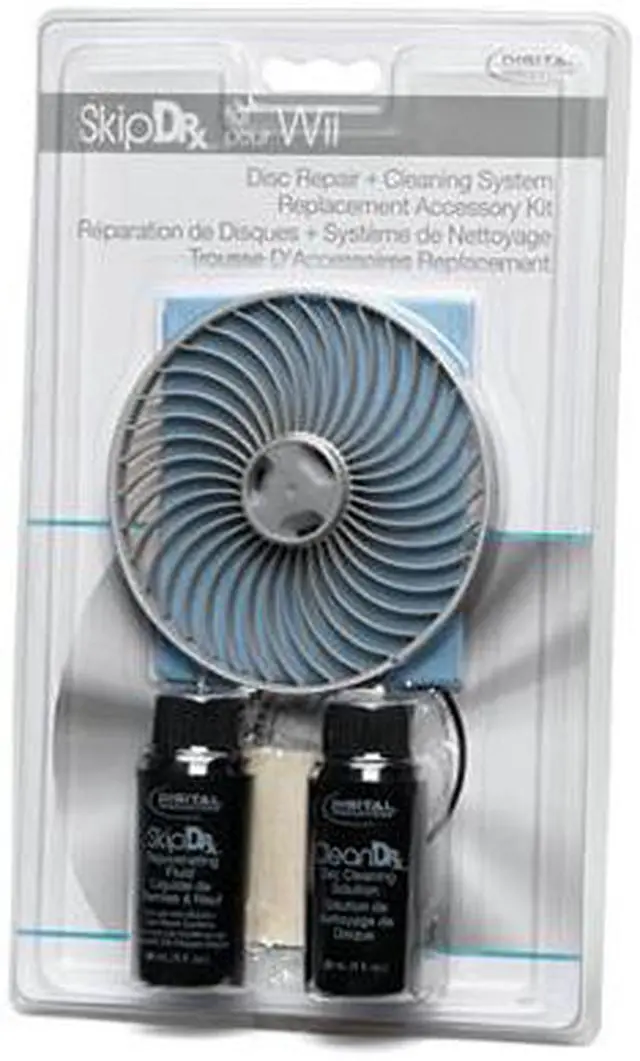 Alt view image 3 of 3 - Digital Innovations SkipDr for Wii Disc Repair + Cleaning System Accessory Replacement Kit