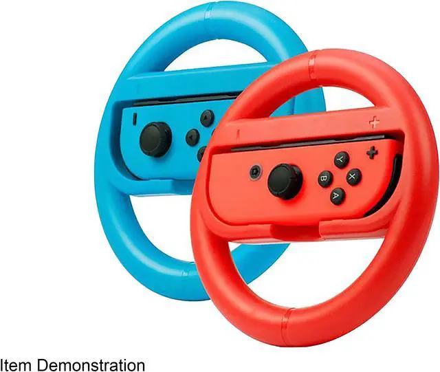 Alt view image 2 of 3 - Gamefitz NINTENDO-SWITCH-WIRELESS-STEER Nintendo Switch Wireless Steering Wheel - Red