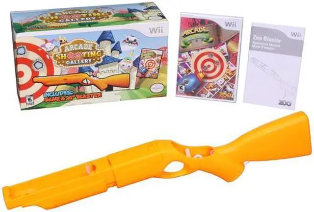 Alt view image 6 of 6 - Arcade Shooting Gallery w/Blaster Bundle Wii Game